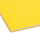Reinforced Tab Fastener File Folders, 1/3-Cut Tab, 2 Fasteners, Yellow Color, Legal Size, Set of 50, 086486179409