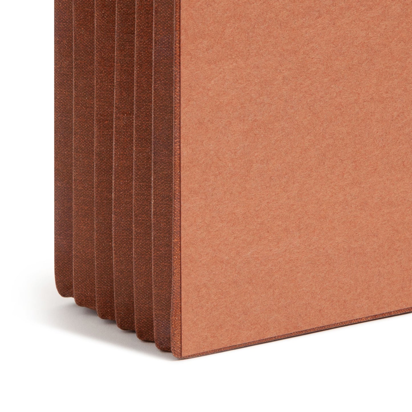 TUFF® Extra-Wide Reinforced End Tab File Pockets, Straight-Cut Tab, 5-1/4 inch Expansion, Redrope Color, Extra Wide Letter Size, Set of 10, 30086486737907