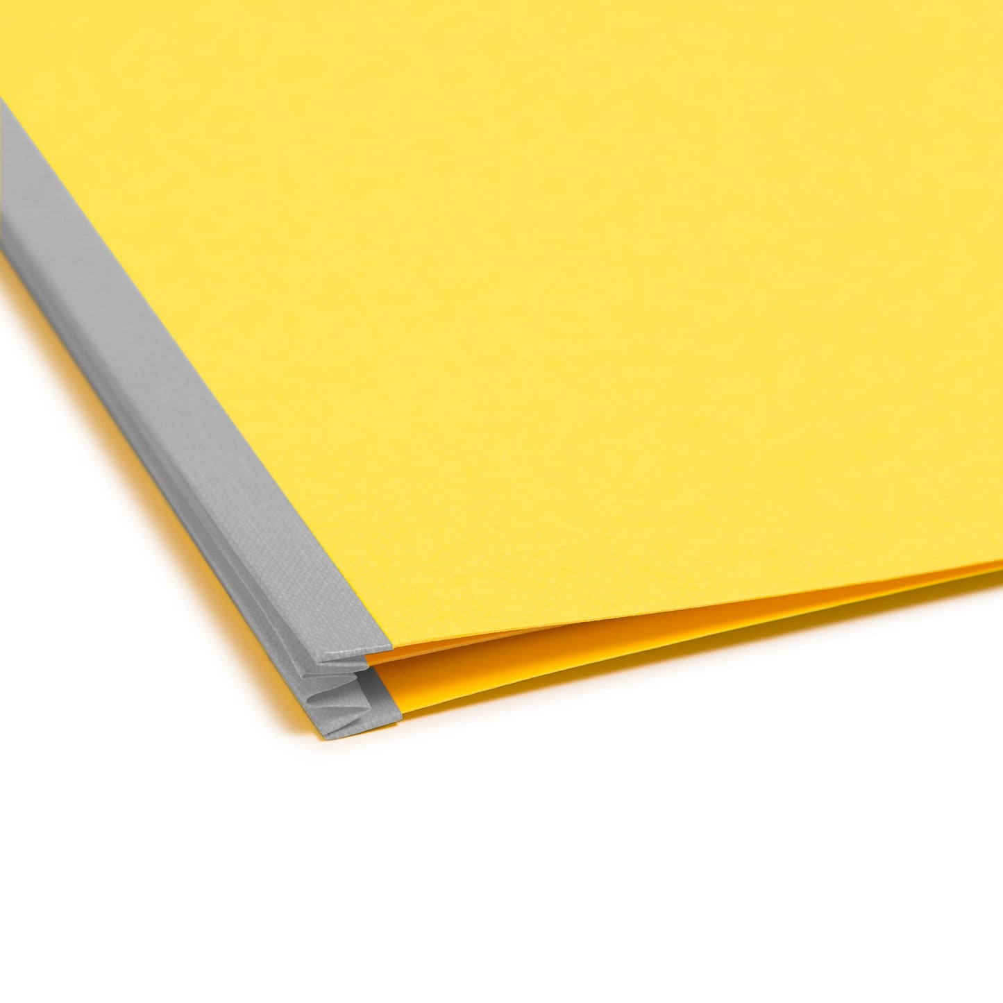 Classification File Folders, 1 Divider, 2 inch Expansion, Yellow Color, Letter Size, Set of 10, 30086486137042