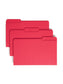 Standard File Folders, 1/3-Cut Tab, Red Color, Legal Size, Set of 100, 086486177436