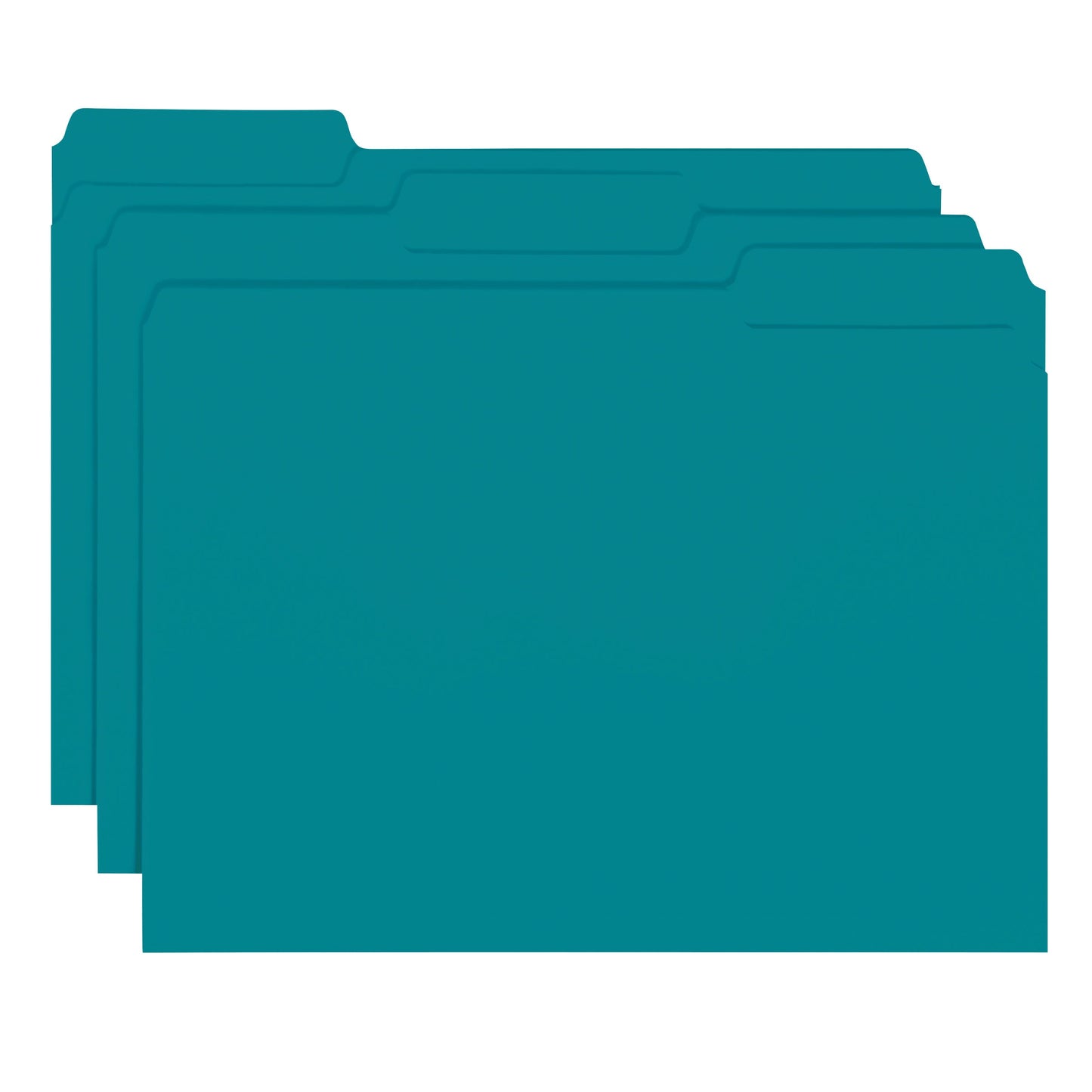 Interior File Folders, Teal Color, Letter Size, Set of 100, 086486102919