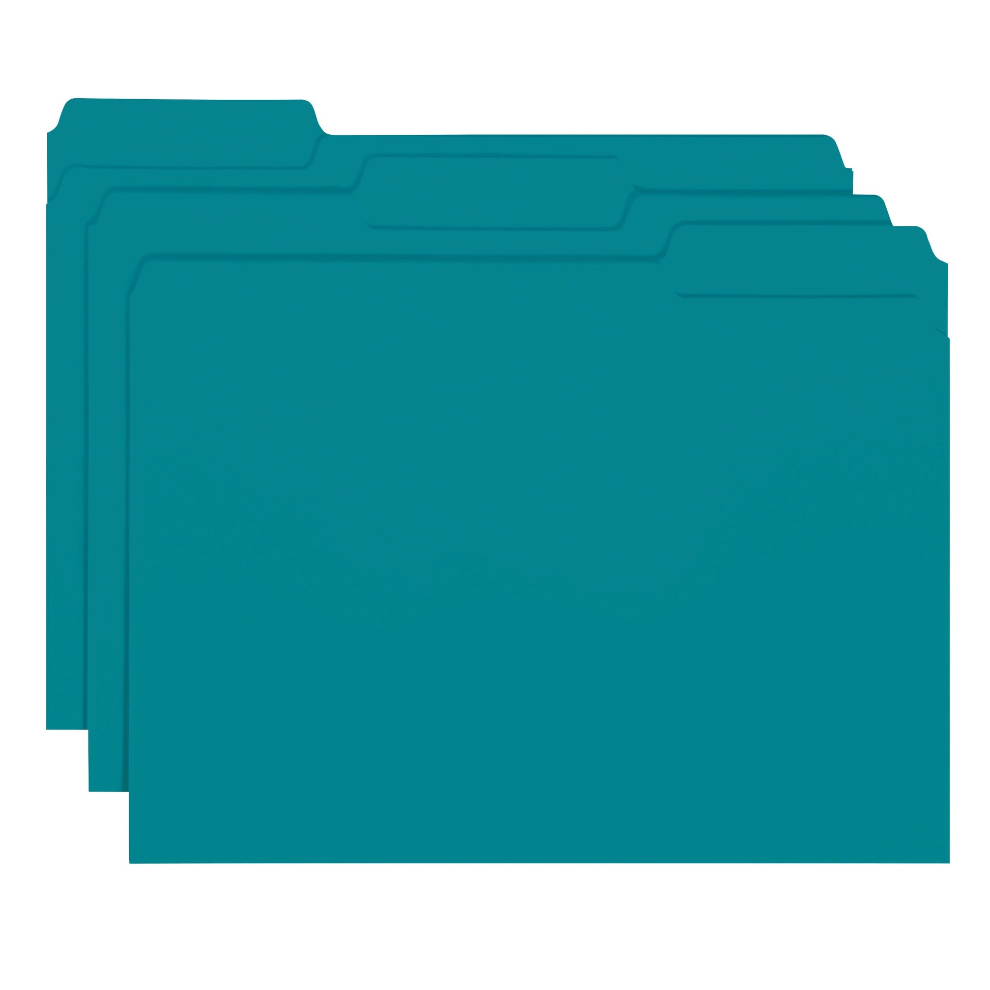 Interior File Folders, Teal Color, Letter Size, Set of 100, 086486102919