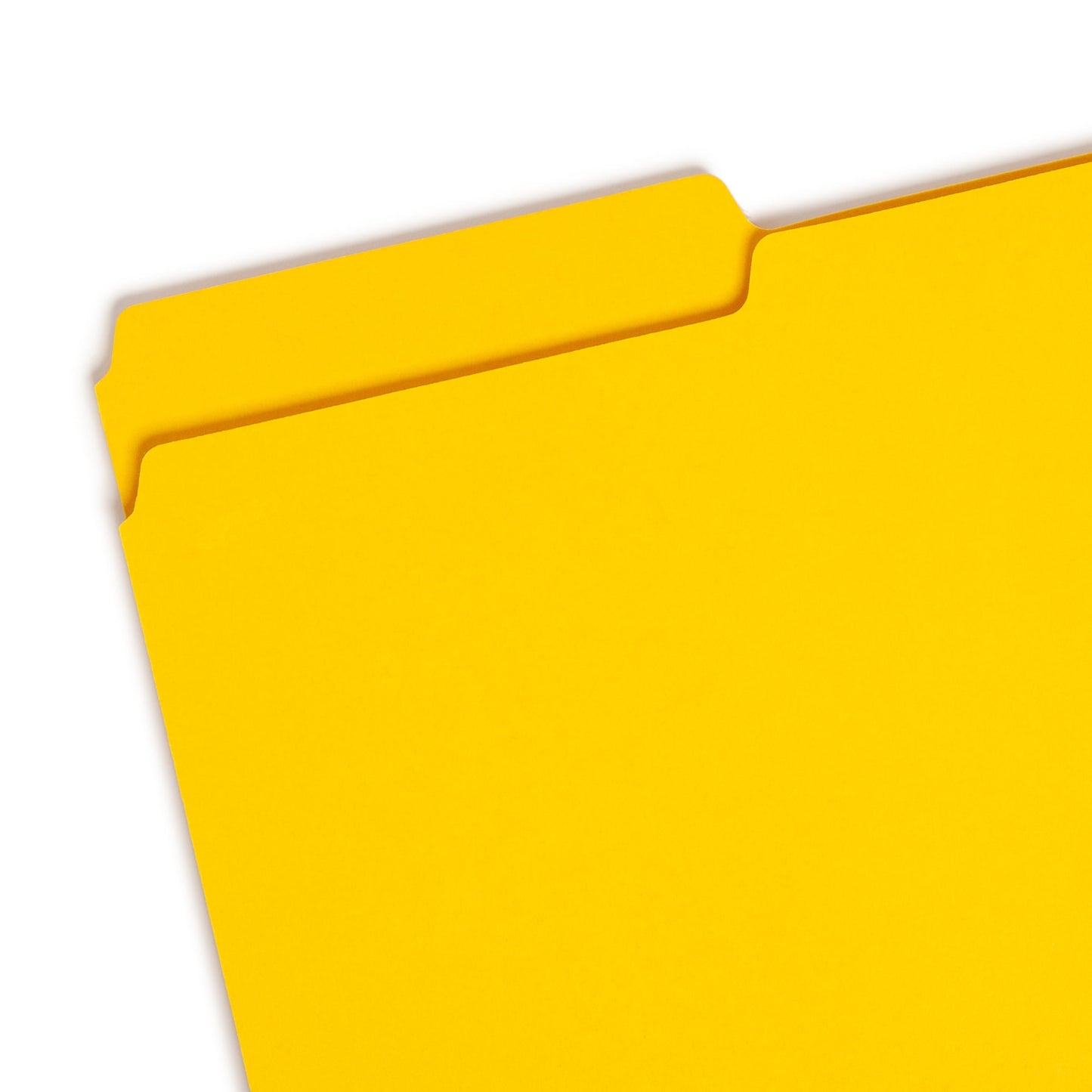Pressboard File Folder, 1 inch Expansion, 1/3-Cut Tab, Yellow Color, Legal Size, Set of 25, 086486225625