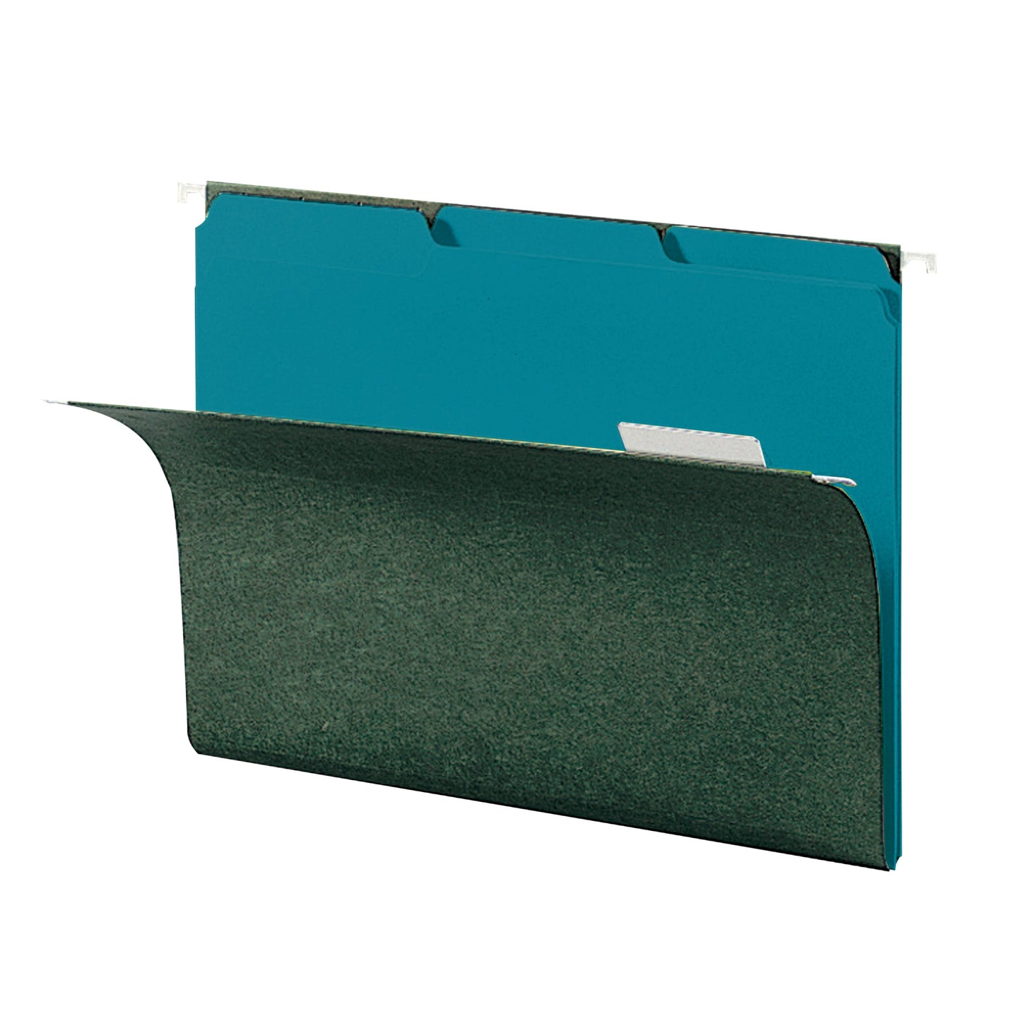 Interior File Folders, Teal Color, Letter Size, Set of 100, 086486102919