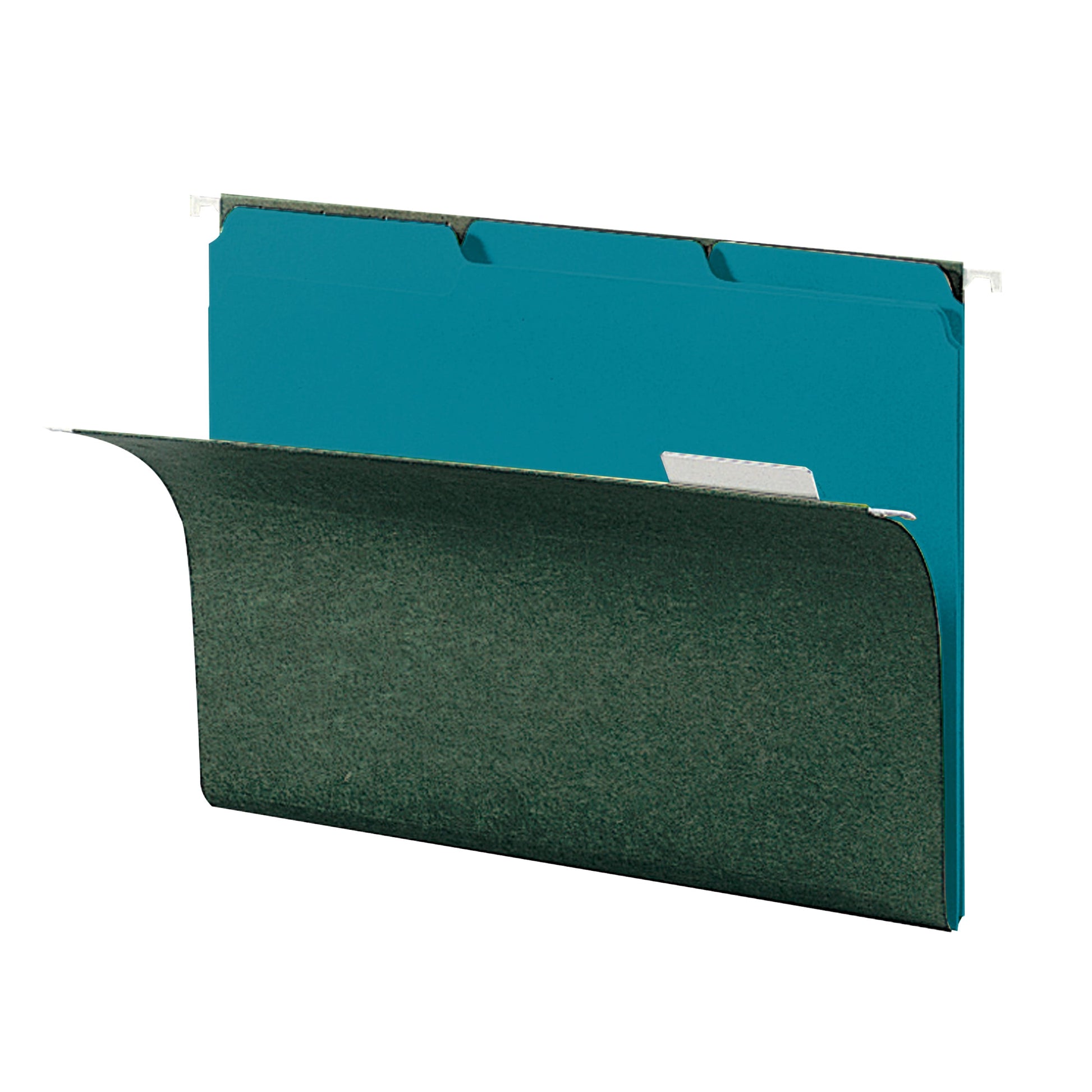 Interior File Folders, Teal Color, Letter Size, Set of 100, 086486102919