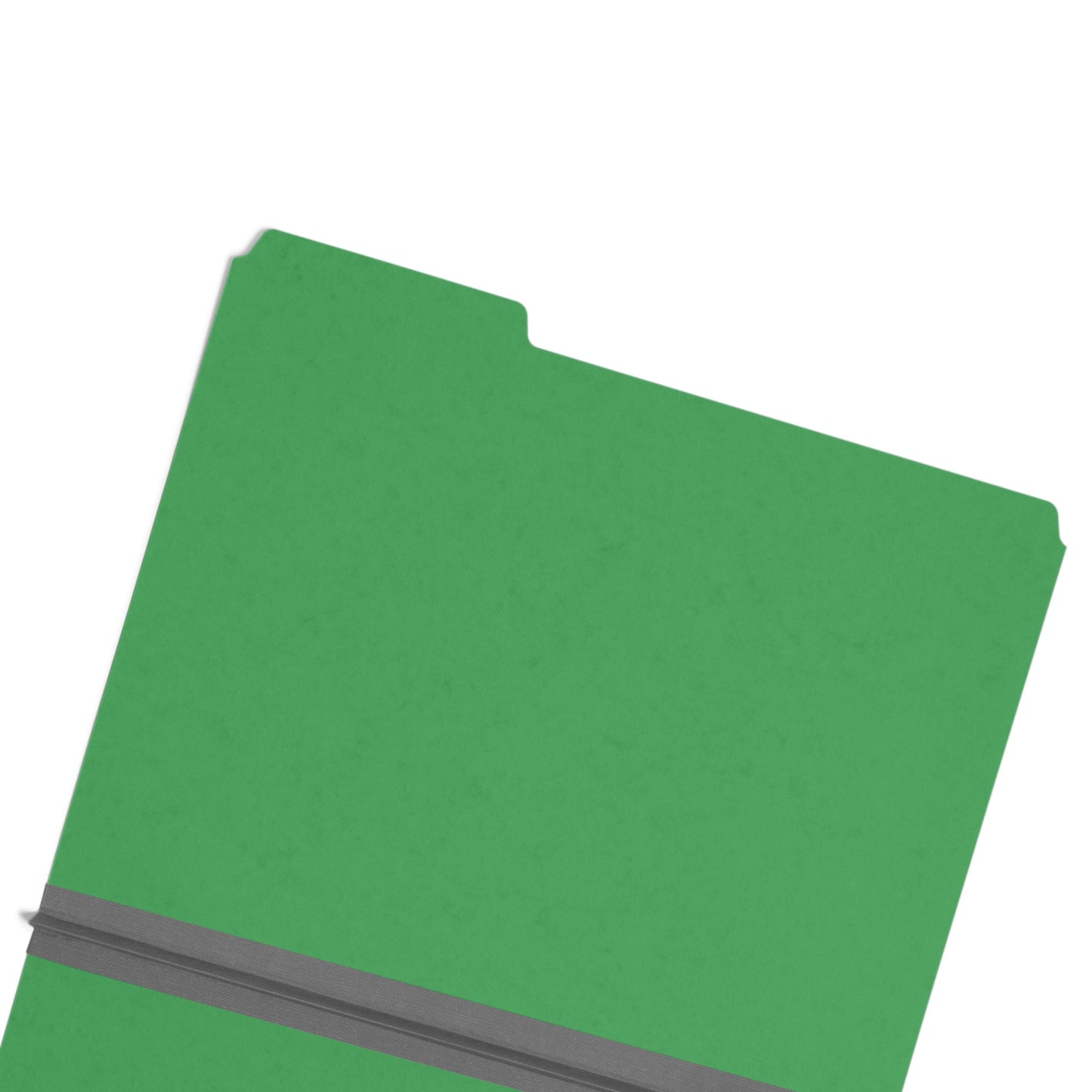 Pressboard File Folder, 1 inch Expansion, 1/3-Cut Tab, Green Color, Letter Size, Set of 25, 086486215466