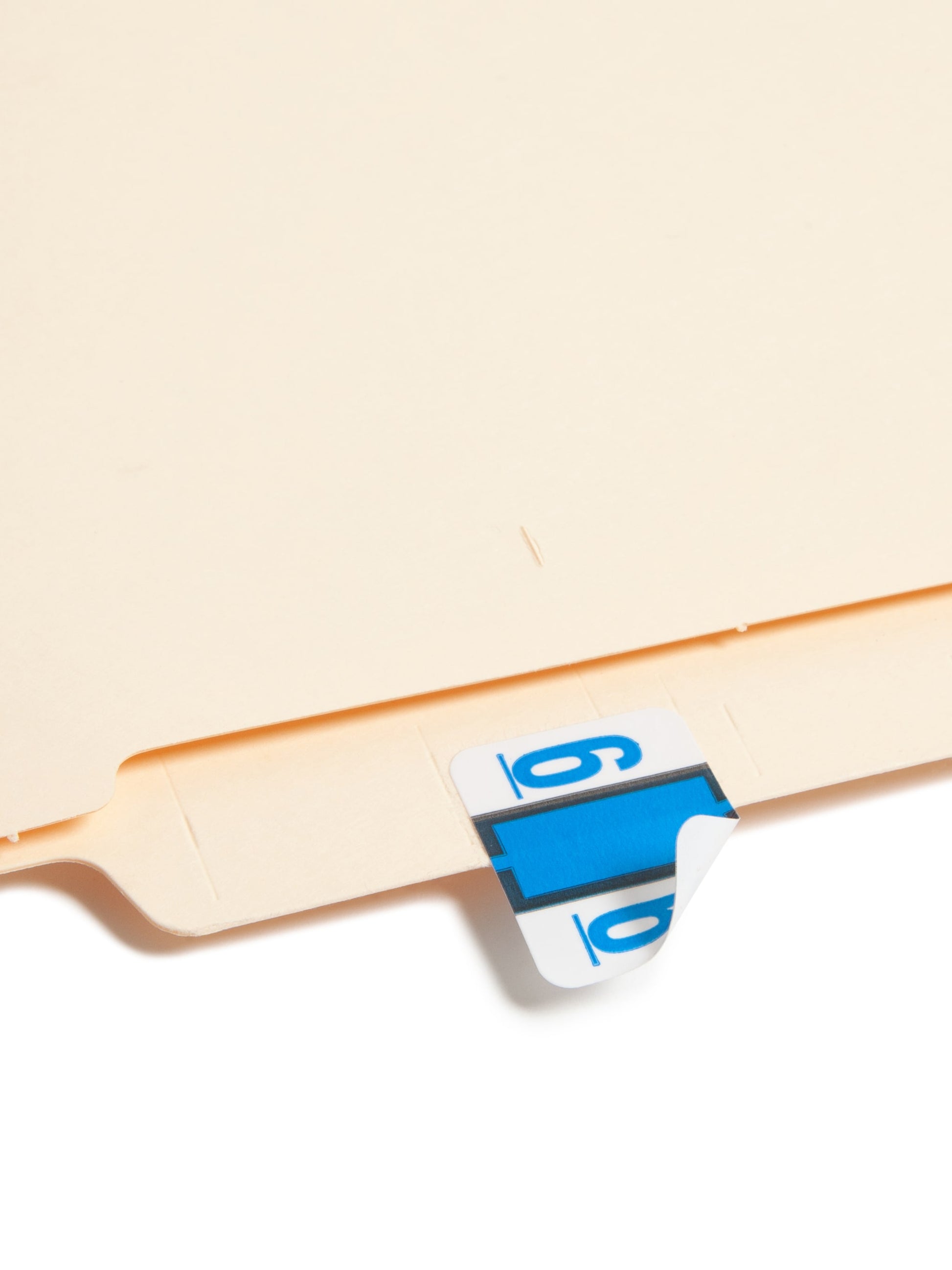 BCCRN Bar Style Color-Coded Numeric Labels, 0-9 Rolls, Blue Color, 1-1/4" X 1" Size, Set of 50, 086486673761