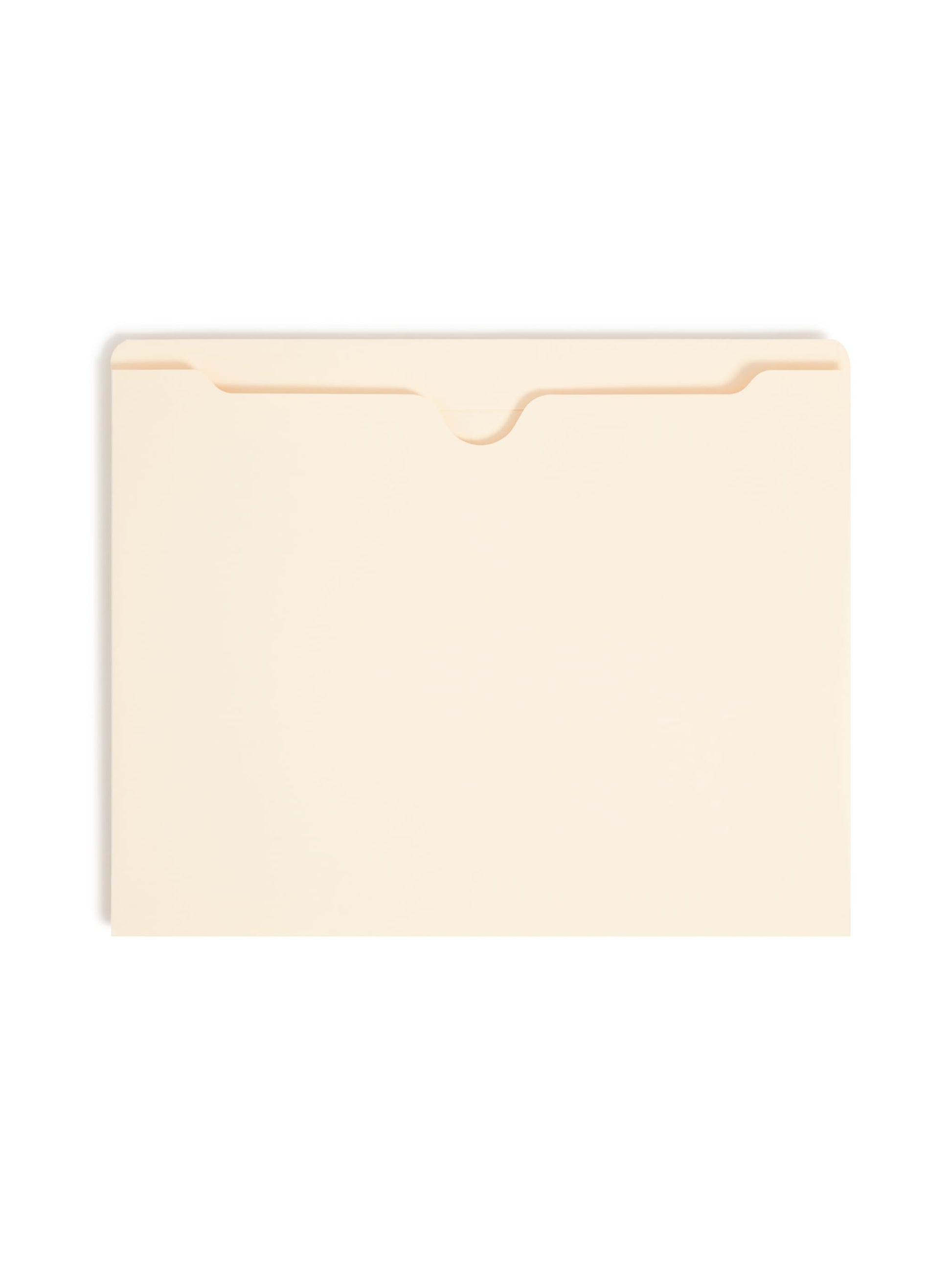 File Jackets, 2 inch Expansion, Straight-Cut Tab, Manila Color, Letter Size, Set of 50, 30086486755604