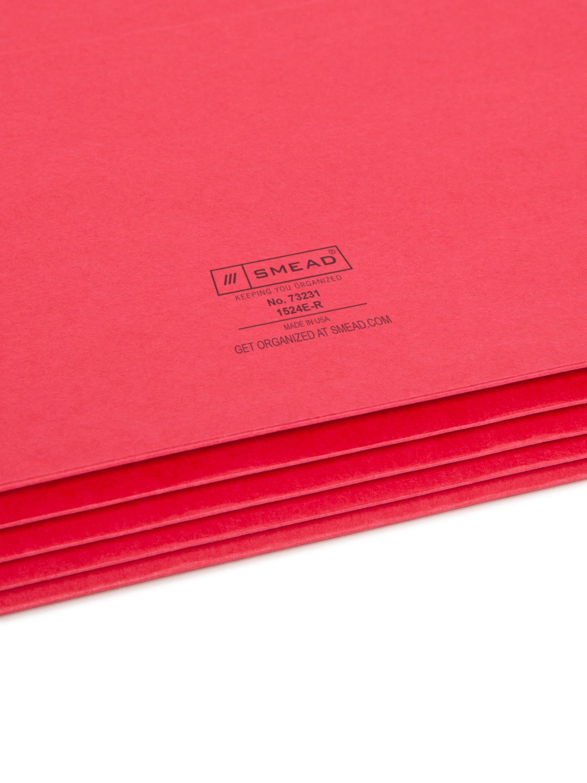 File Pockets, 3-1/2 inch Expansion, Straight-Cut Tab, Red Color, Letter Size, Set of 25, 30086486732315