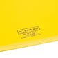Poly End Tab Out-Guides, Yellow Color, Letter Size, Set of 25, 086486619561