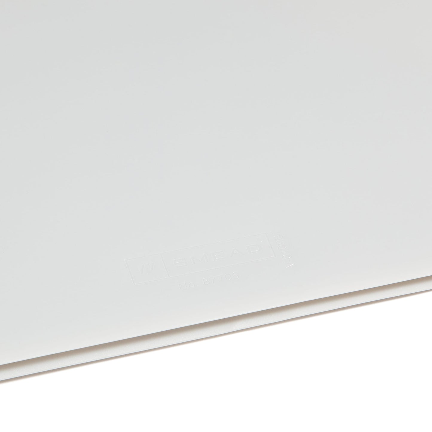 Frame View Poly Two-Pocket Folders, White Color, Letter Size, Set of 5, 086486877060