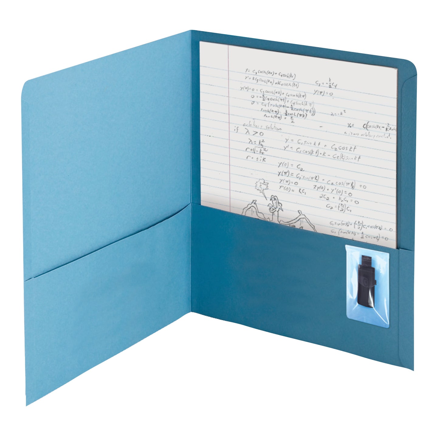 Self-Adhesive Poly Pockets, Clear Color, 3-9/16" X 2" Size, Set of 6, 086486681506