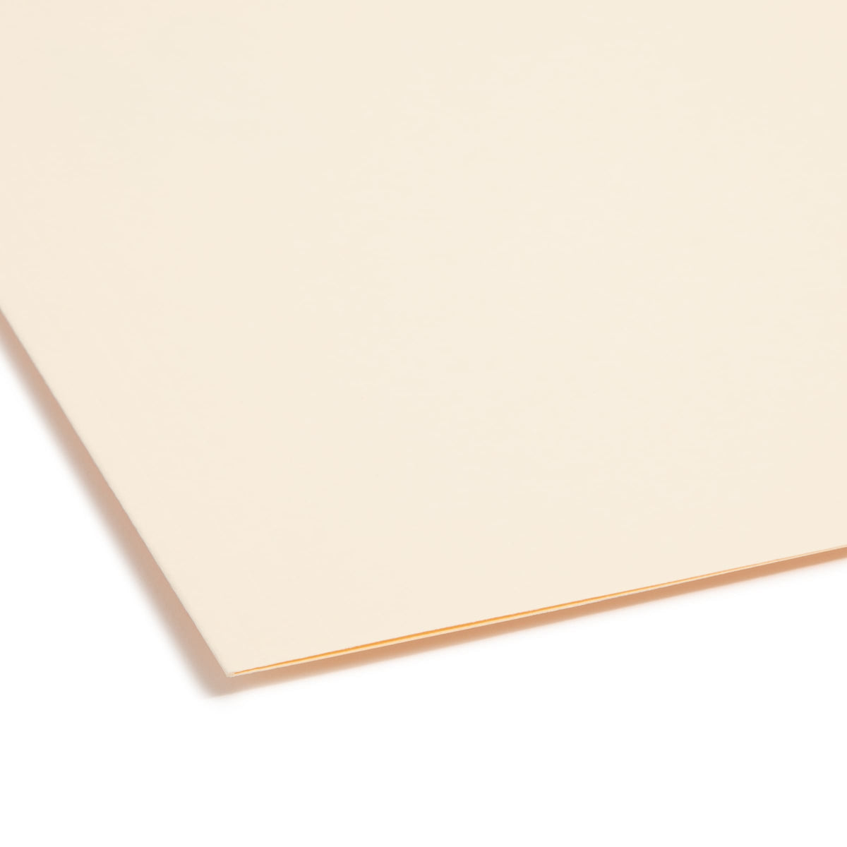Reinforced Tab Fastener File Folders, Straight-Cut Tab, 1 Fastener, Manila Color, Letter Size, Set of 50, 086486145107
