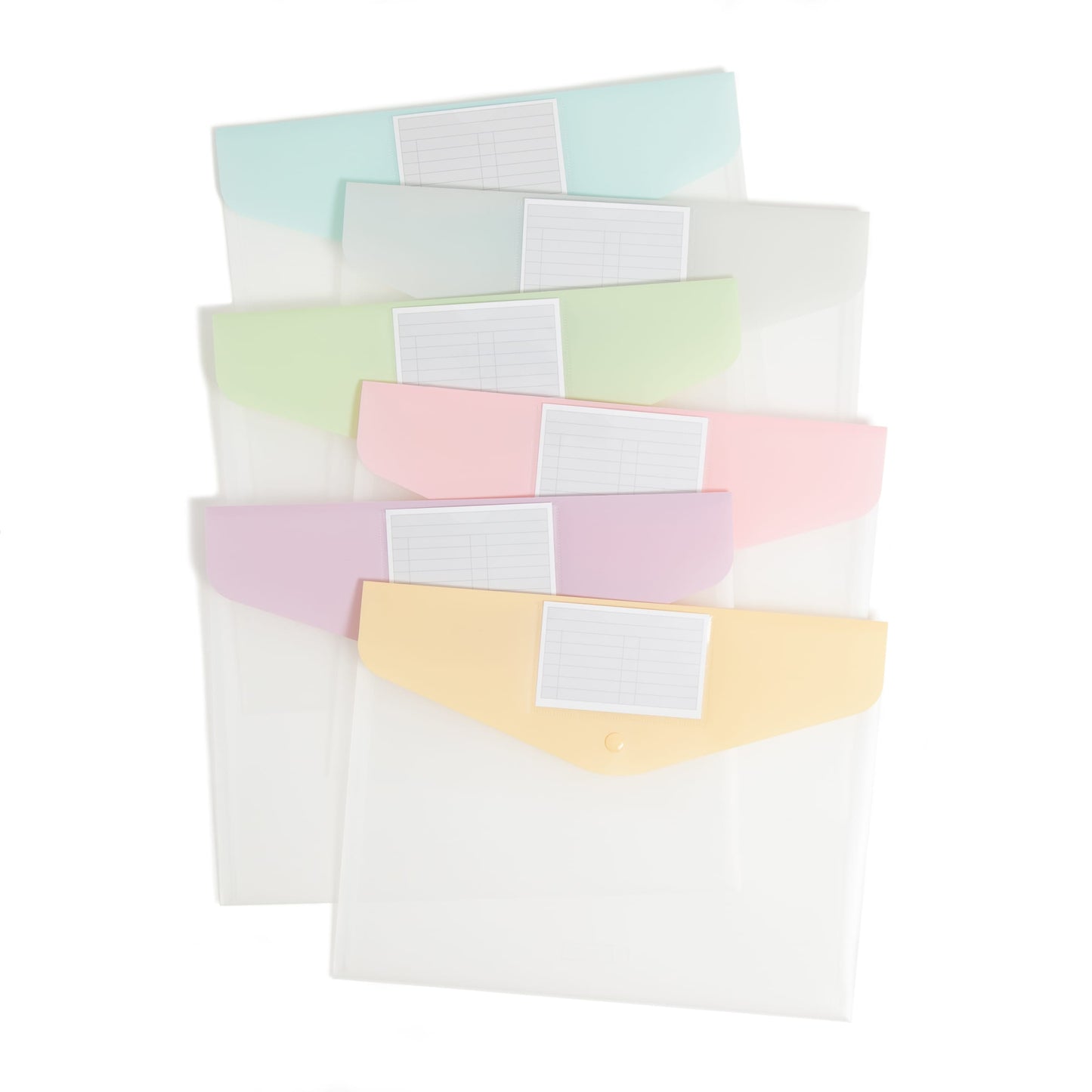 Document Holders, Assorted Colors Color, Letter Size, Set of 6, 086486896887