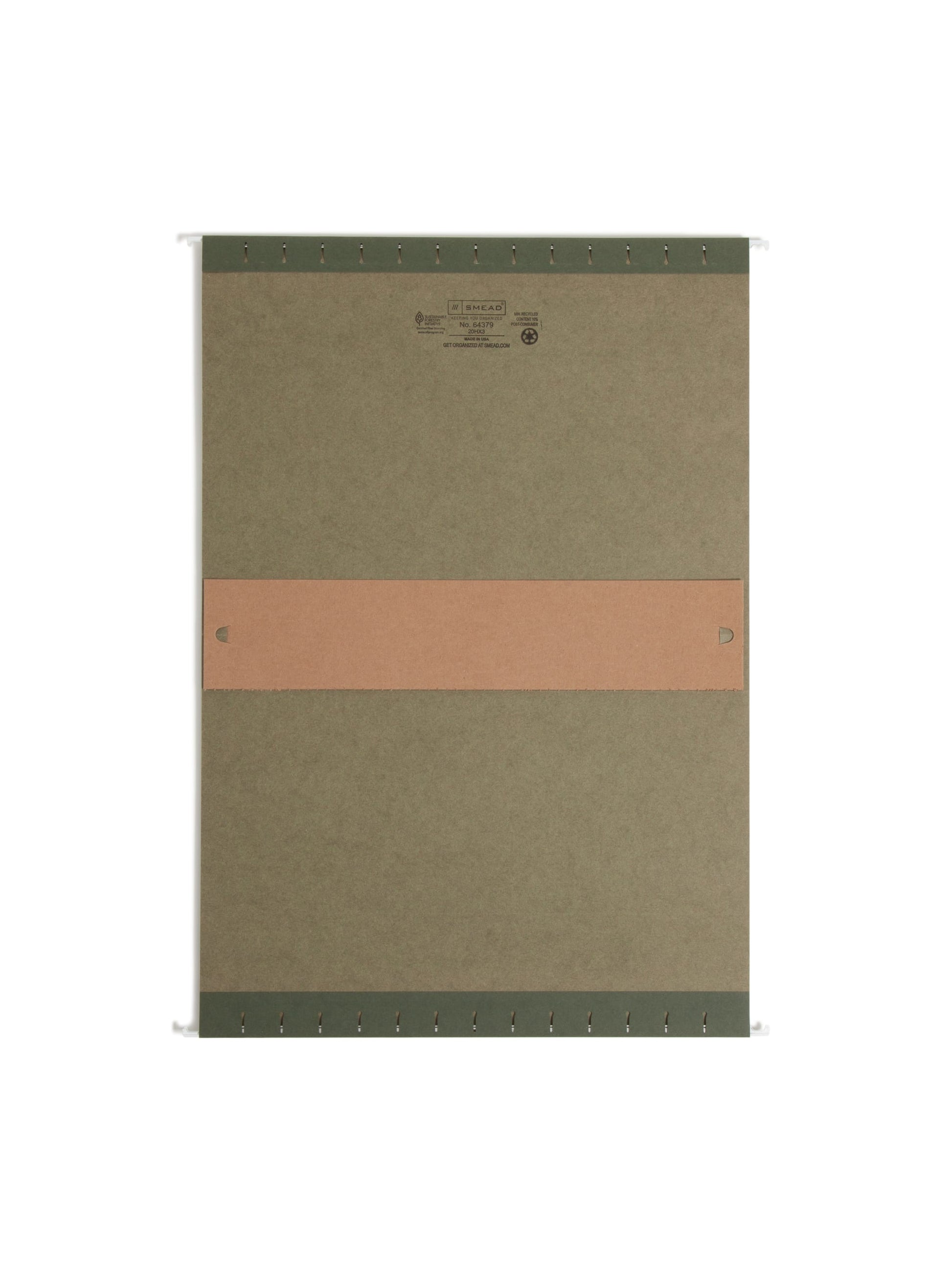 Hanging Box Bottom File Folders, 3 inch Expansion, Standard Green Color, Legal Size, Set of 25, 086486643795