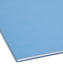 Reinforced Tab Fastener File Folders, 1/3-Cut Tab, 2 Fasteners, Blue Color, Letter Size, Set of 50, 086486120401