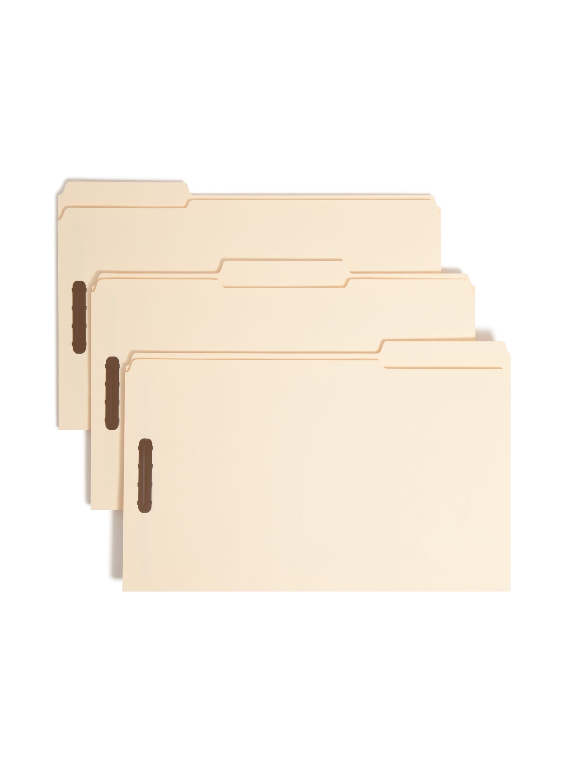 Reinforced Tab Fastener File Folders, 1/3-Cut Tab, 2 FastenersReinforced Tab Fastener File Folders, 1/3 Cut, Manila, Legal, Manila, Legal Size, Set of 50, 086486195379