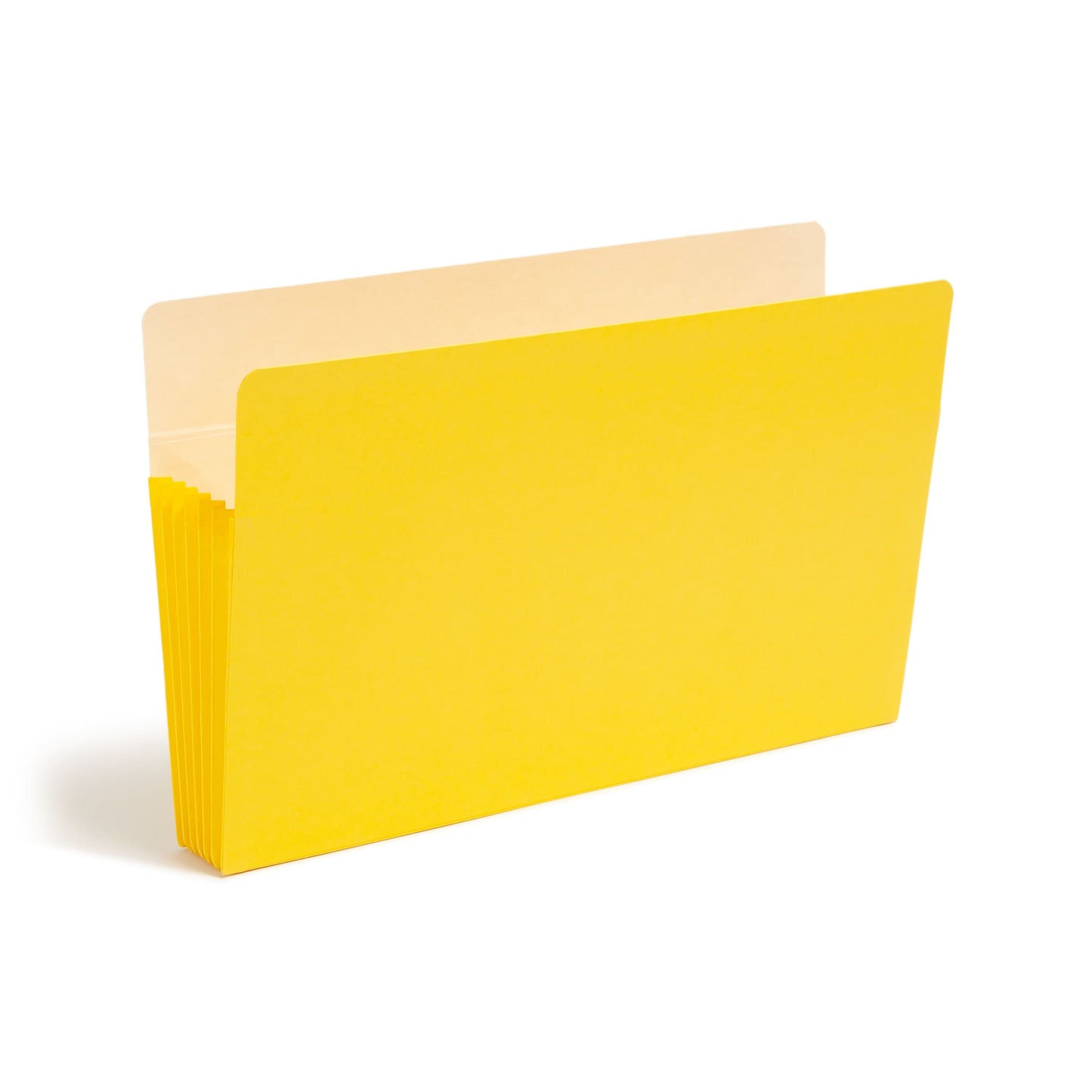 File Pockets, 5-1/4 inch Expansion, Straight-Cut Tab, Yellow Color, Legal Size, Set of 10, 30086486742437