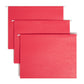 TUFF® Hanging File Folders with Easy Slide® Tabs, Red Color, Letter Size, Set of 1, 086486640435