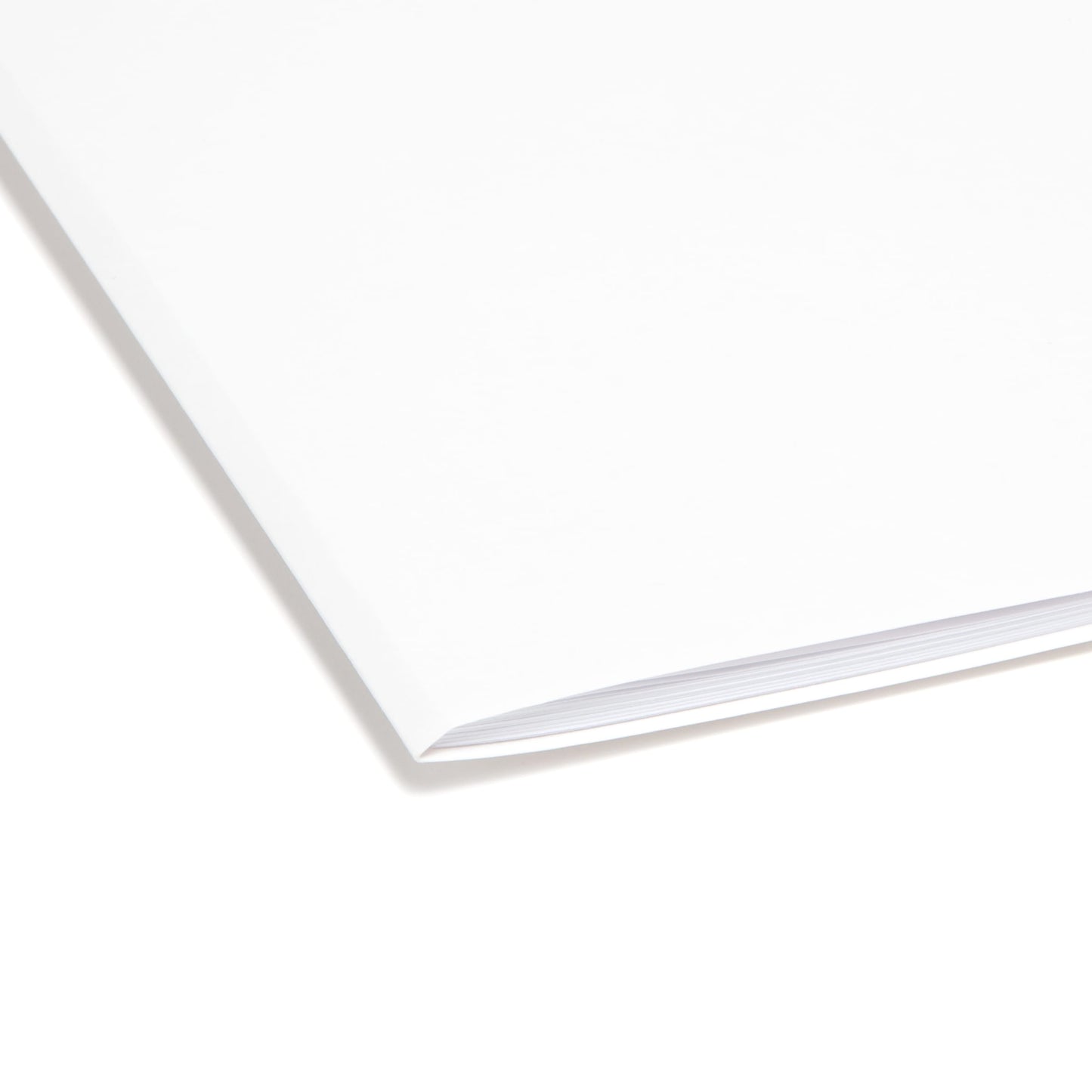 Reinforced Tab File Folders, Straight-Cut Tab, White Color, Letter Size, Set of 100, 086486128100