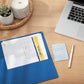 Dark Blue Color, Letter Size, Set of 25, 30086486878549