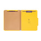 SafeSHIELD® Pressboard Classification File Folders, 3 Dividers, 3 inch Expansion, 2/5-Cut Tab, Yellow Color, Letter Size, Set of 10, 30086486140981