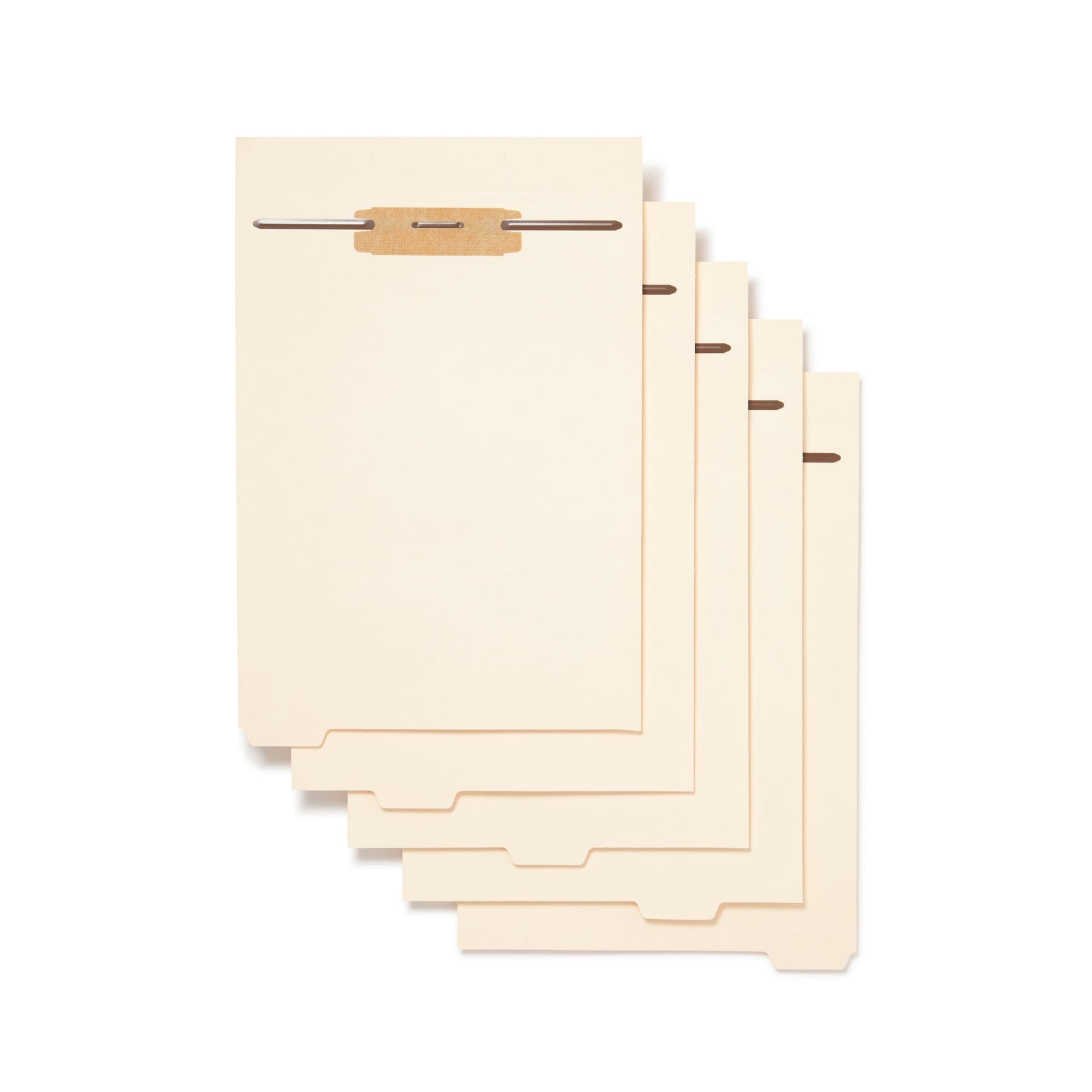 Folder Dividers with Fasteners, Manila Color, Letter Size, Set of 25, 086486355995