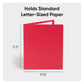 Red Color, Letter Size, Set of 25, 30086486878594