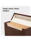Flip Top Box, Saddle Color, 13" X 9.4" X 3.7" Size, Set of 1, 086486702348
