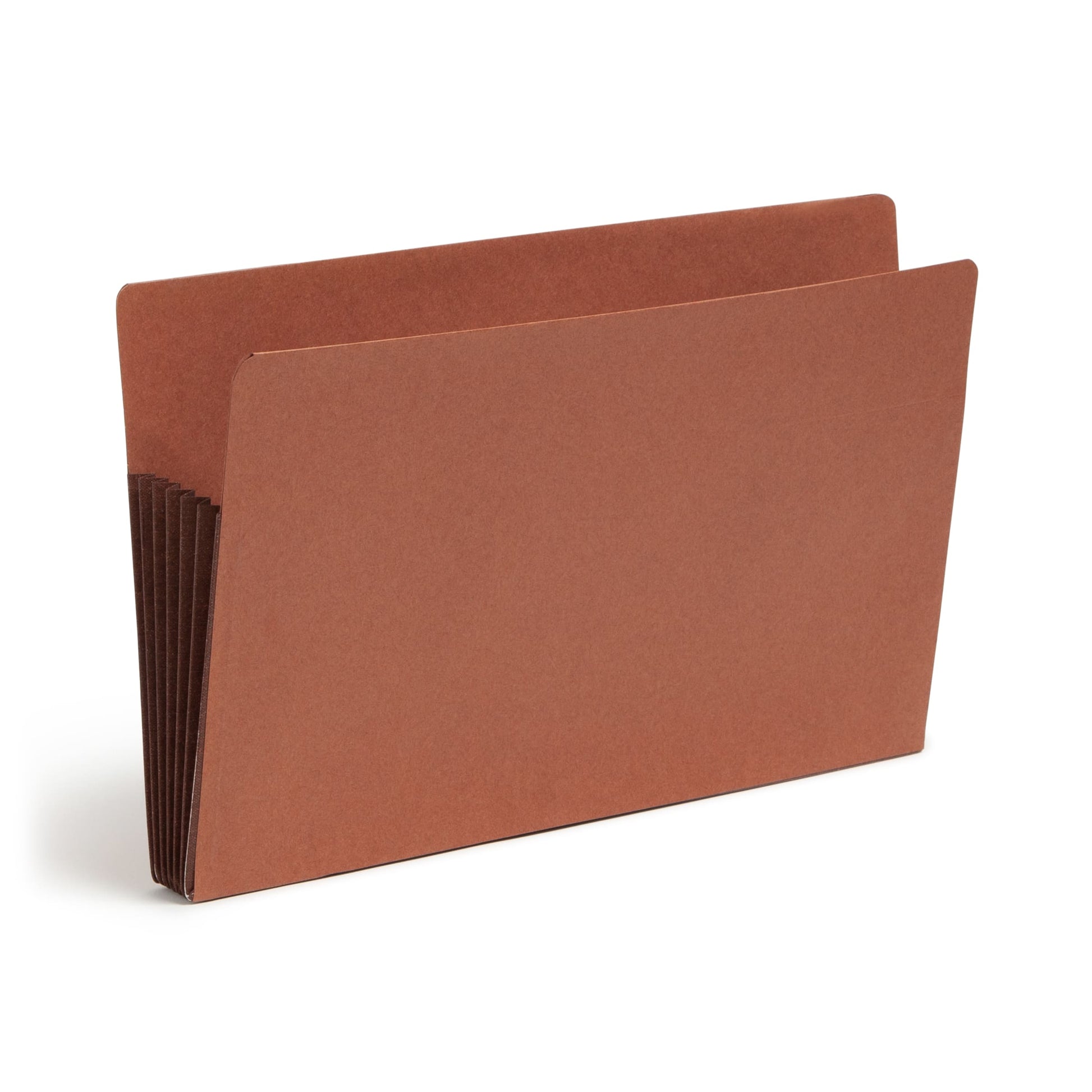 Reinforced End Tab File Pockets, Straight-Cut Tab, 5-1/4 inch Expansion, Dark Brown Color, Extra Wide Legal Size, Set of 10, 30086486746916
