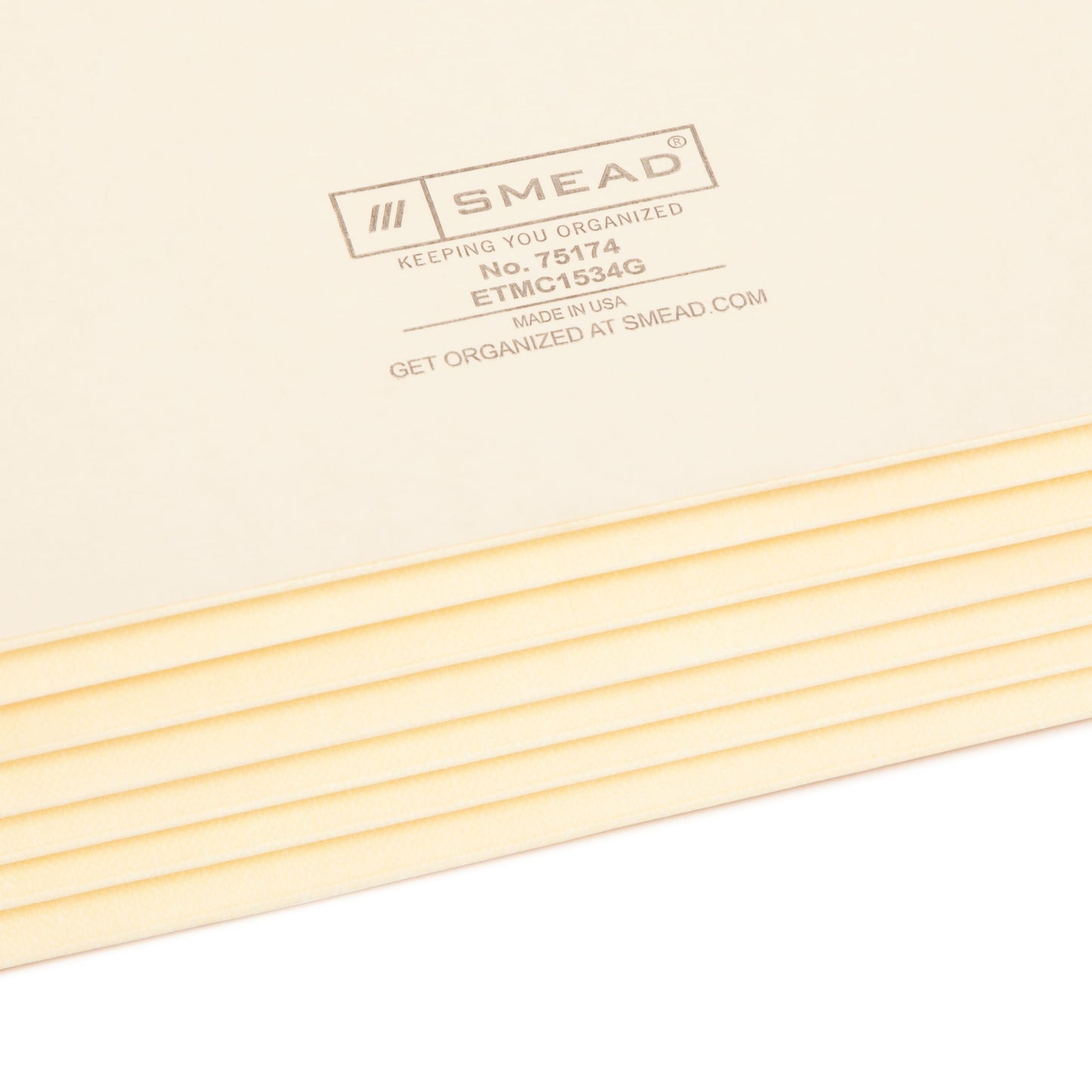 Reinforced End Tab File Pockets, Straight-Cut Tab, 5-1/4 inch Expansion, Manila Color, Letter Size, Set of 10, 30086486751743