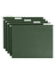 Standard Hanging File Folders with 1/5-Cut Tabs, Standard Green Color, Letter Size, Set of 50, 086486640299