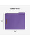 Reinforced Tab Fastener File Folders, 1/3-Cut Tab, 2 FastenersReinforced Tab Fastener File Folders, 1/3 Cut, Purple, Letter, Purple, Letter Size, Set of 50, 086486130400