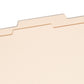 Classification File Folders, 1 Divider, 2 inch Expansion, Manila Color, Letter Size, Set of 10, 30086486137004