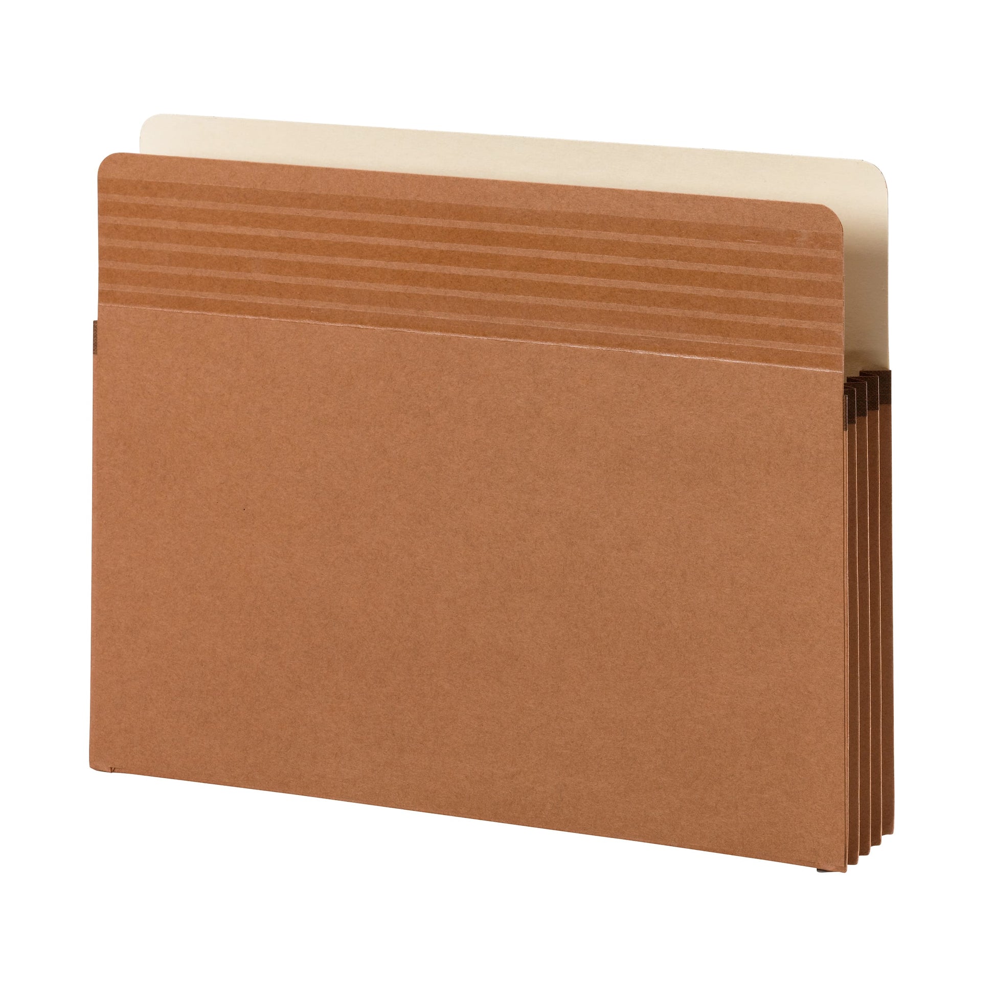 Easy Grip® File Pockets, 3-1/2 inch Expansion, Straight-Cut Tab, Redrope Color, Letter Size, Set of 25, 30086486732087
