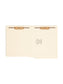 End Tab Fastener Folders with Shelf-Master® Reinforced Tab, Straight-Cut Tab, Two Fasteners, Manila Color, Letter Size, Set of 50, 086486342155