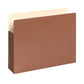 File Pockets with Fully-Lined Gusset, 3-1/2 inch Expansion, Straight-Cut Tab, Redrope Color, Letter Size, Set of 10, 30086486732643