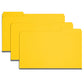 Pressboard File Folder, 1 inch Expansion, 1/3-Cut Tab, Yellow Color, Legal Size, Set of 25, 086486225625