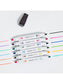 Bullet Tip Double Ended Dry Erase Markers, Assorted Colors, Assorted Colors, Set of 6, 812296025076