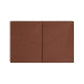 Redrope-Printed Partition Wallets with Elastic Cord, 5-1/4 Inch Expansion, 6 Pocket, 5 Divider, Brown Color, Legal Size, Set of 10, 30086486724754