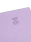 Standard File Folders, Straight-Cut Tab, Lavender Color, Letter Size, Set of 100, 086486109406