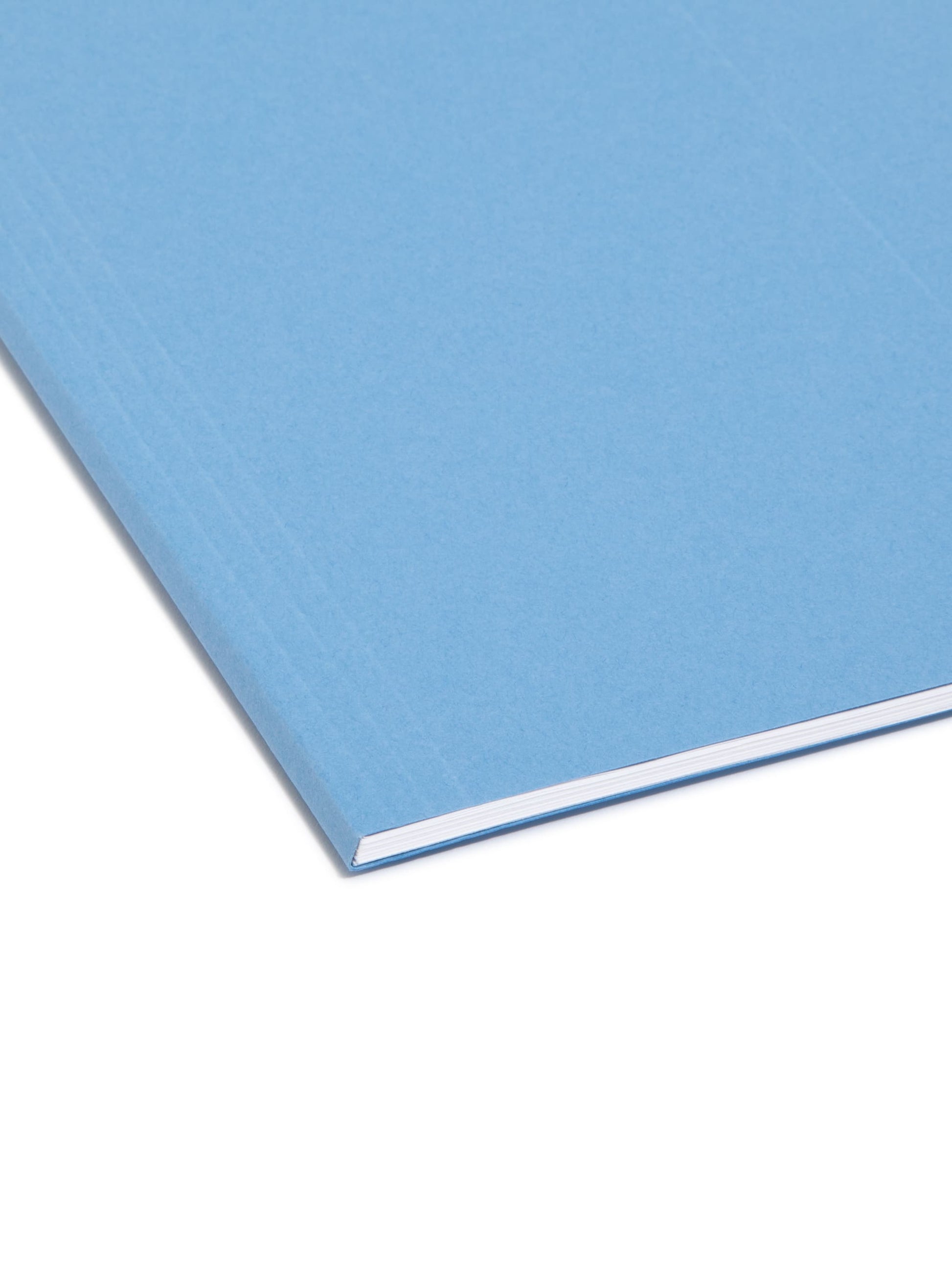 Standard Hanging File Folders with 1/3-Cut Tabs, Blue Color, Letter Size, Set of 25, 086486640213