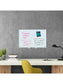 Frameless Glass Magnetic Dry Erase Board VP, White, 35" x 23", 3 x 2, White, 35" X 23" Size, Set of 1, 843463139708