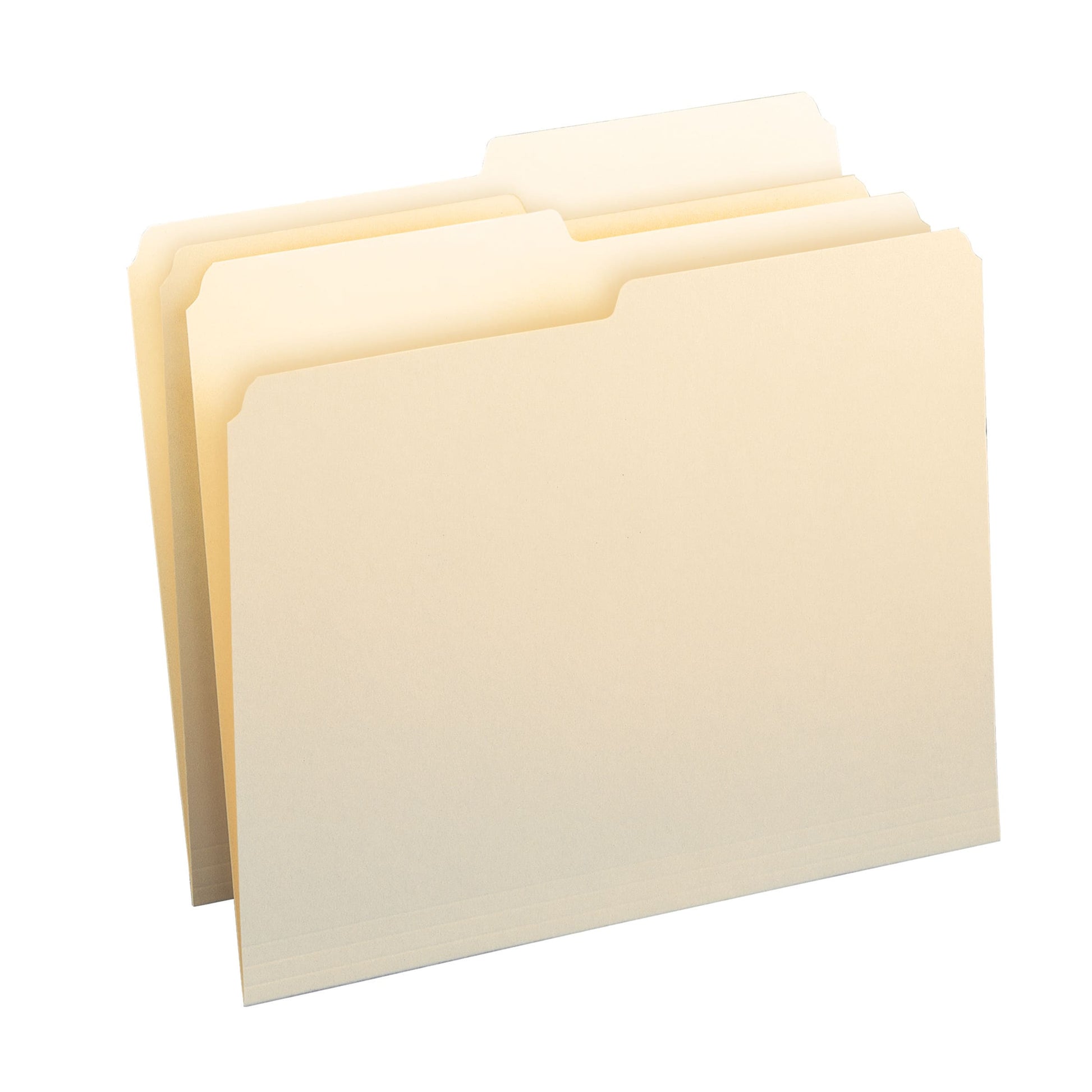 Standard File Folders, 1/2-Cut Tab, Manila Color, Letter Size, Set of 100, 086486103206