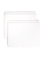 Reinforced Tab File Folders, Straight-Cut Tab, White Color, Letter Size, Set of 100, 086486128100