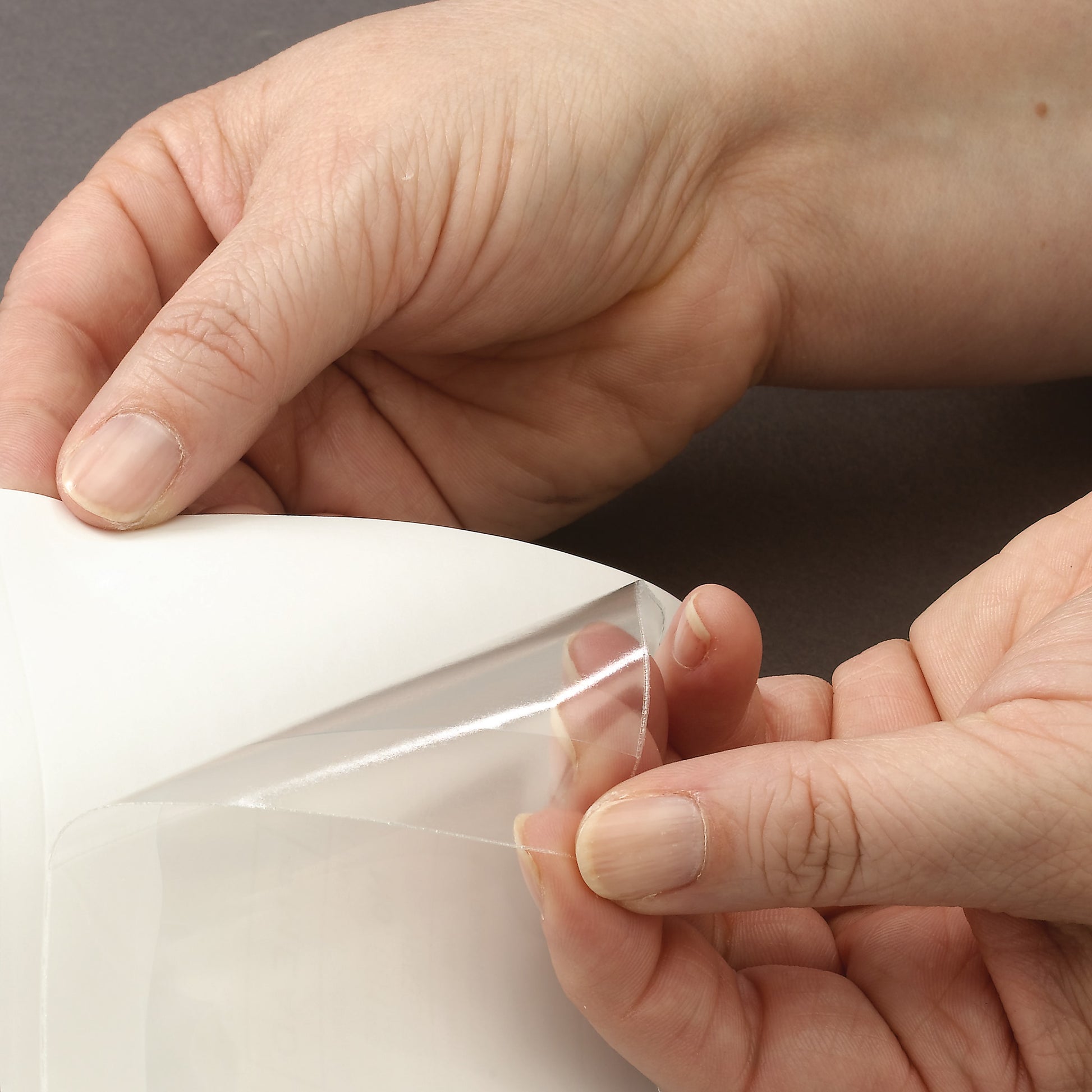 Self-Adhesive Poly Pockets, Clear Color, 3-9/16" X 2" Size, Set of 6, 086486681506