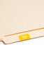 DCCRN Color-Coded Numeric Labels - Rolls, Yellow Color, 1-1/4" X 1" Size, Set of 50, 086486673402