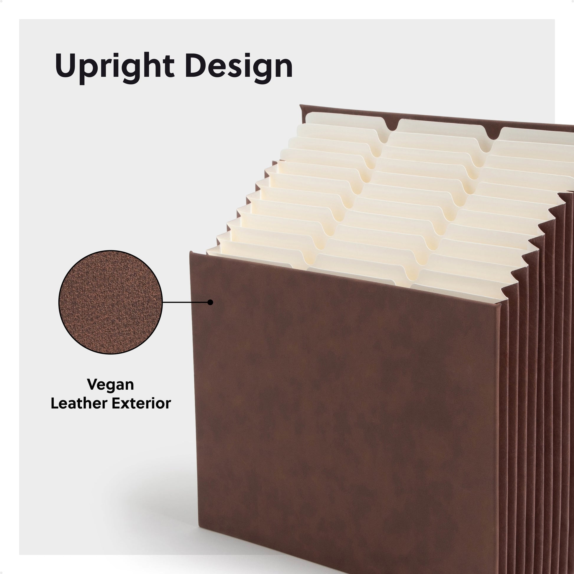 Expanding Stadium® File, 12 Pockets, Saddle Color, 13.6" X 12.25" X 1.88" Size, Set of 1, 086486702287