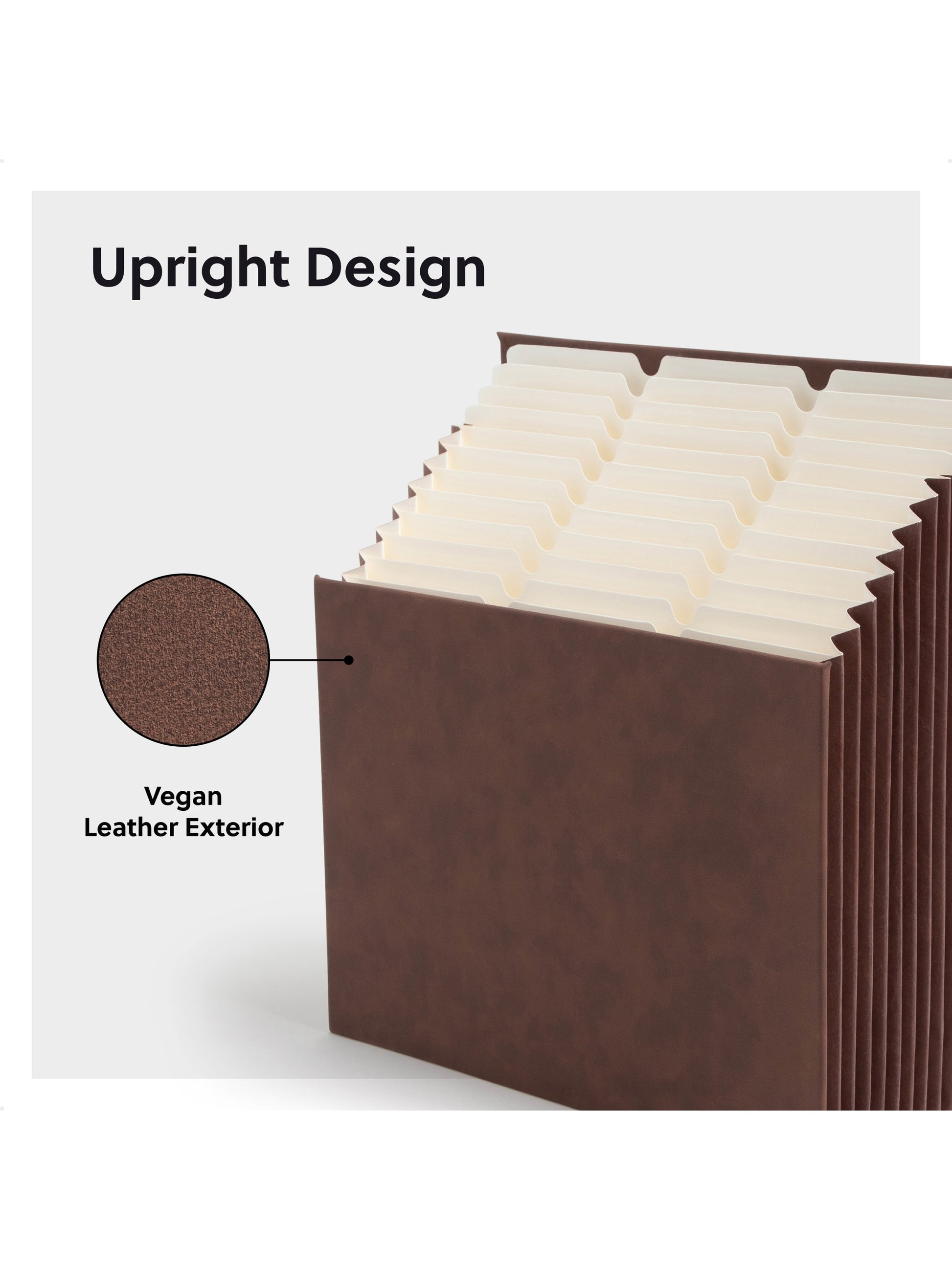 Expanding Stadium® File, 12 Pockets, Saddle Color, 13.6" X 12.25" X 1.88" Size, Set of 1, 086486702287
