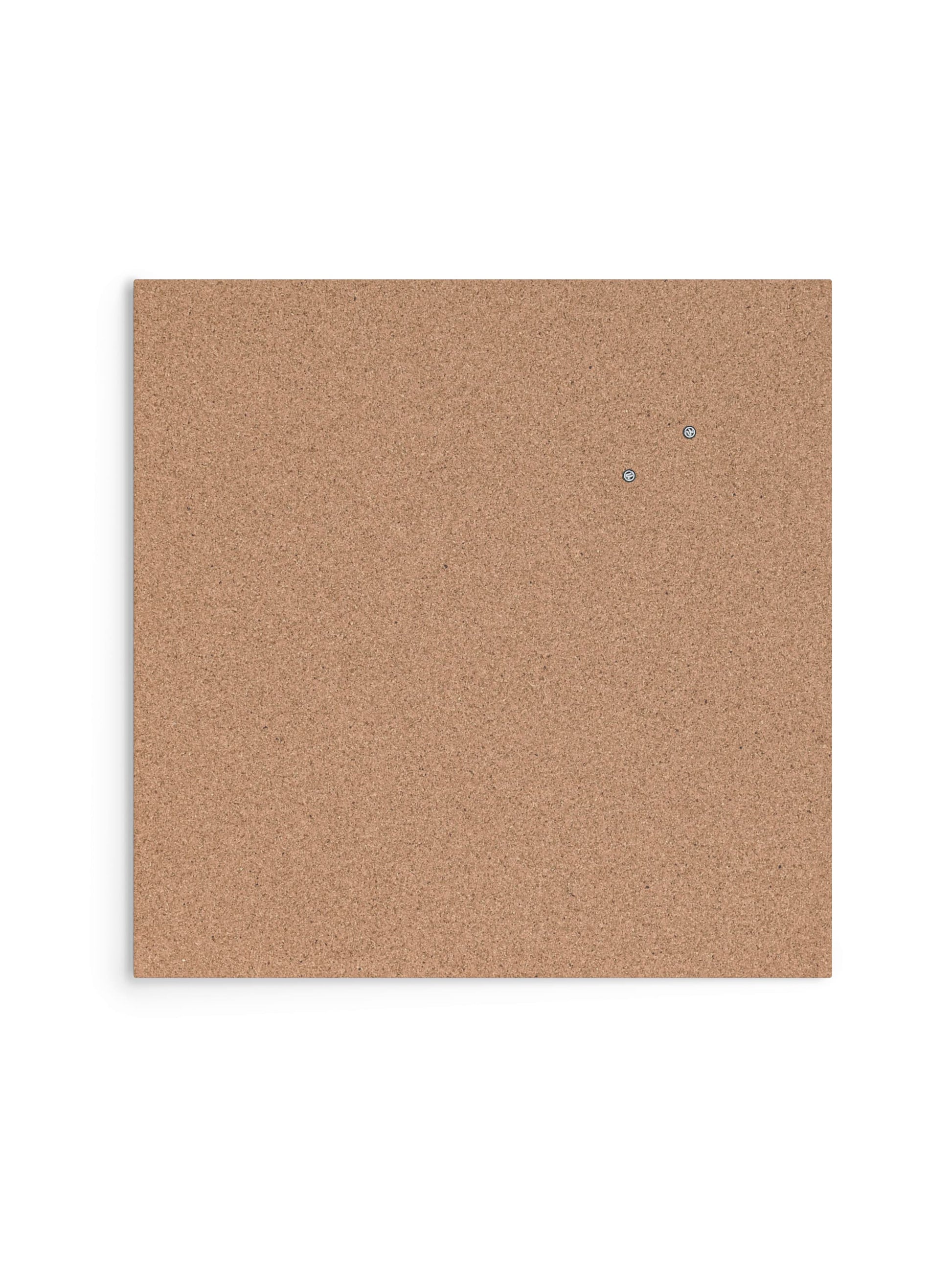 Frameless Cork Board, Brown, 23" x 0.7" x 23", 2' or Smaller, Brown, 23" X 0.7" X 23" Size, Set of 1, 817894028740